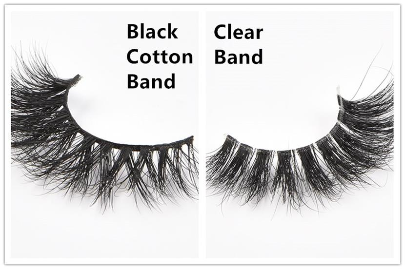 black cotton band or clear band