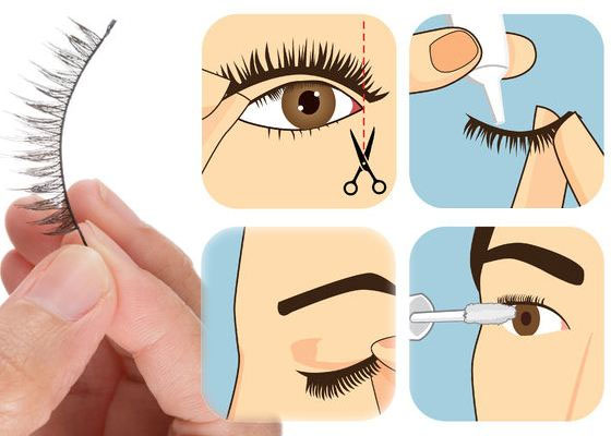 how to apply 3d mink lashes