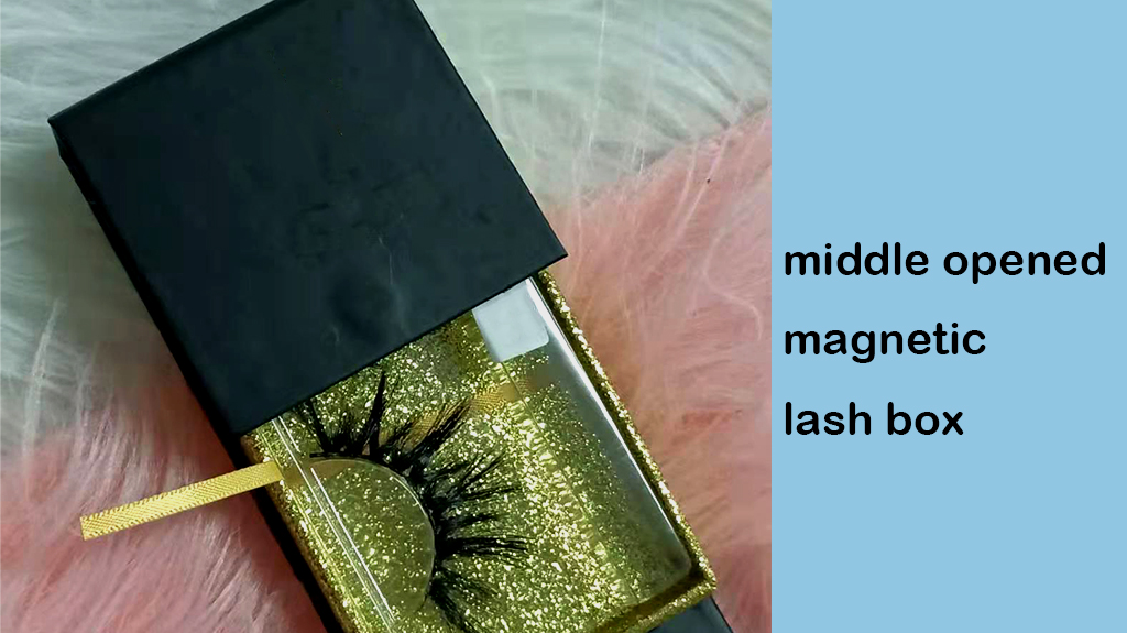 middle opened magnetic lash box