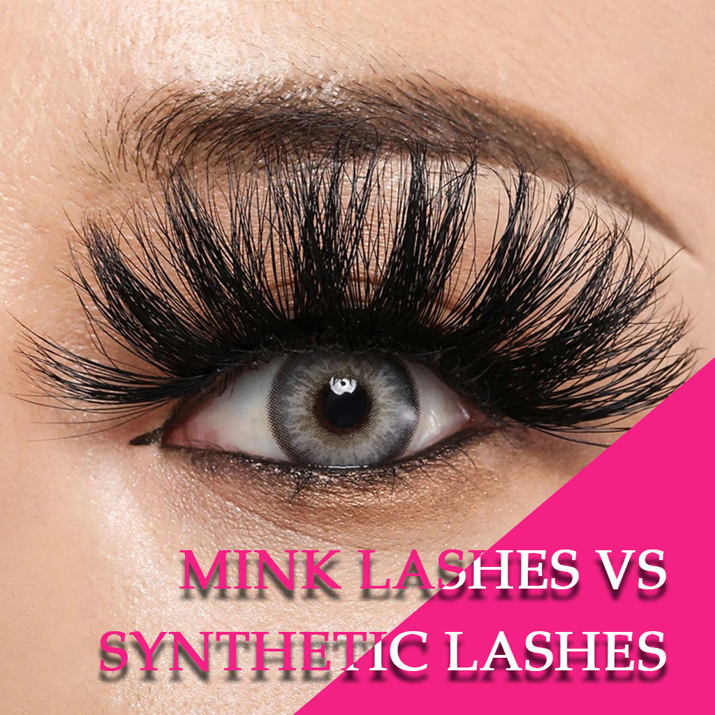 mink lashes vs synthetic lashes