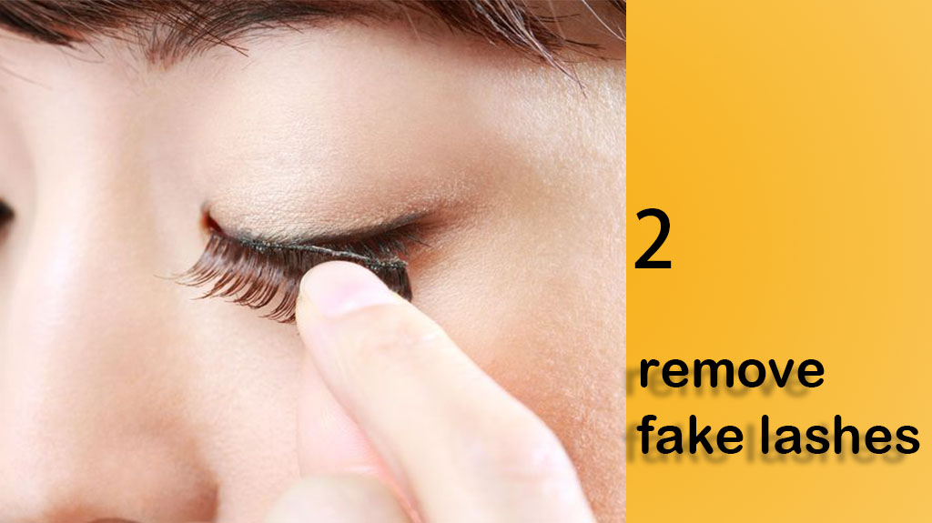 remove fake lashes