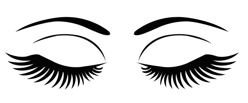 black eyelash logo