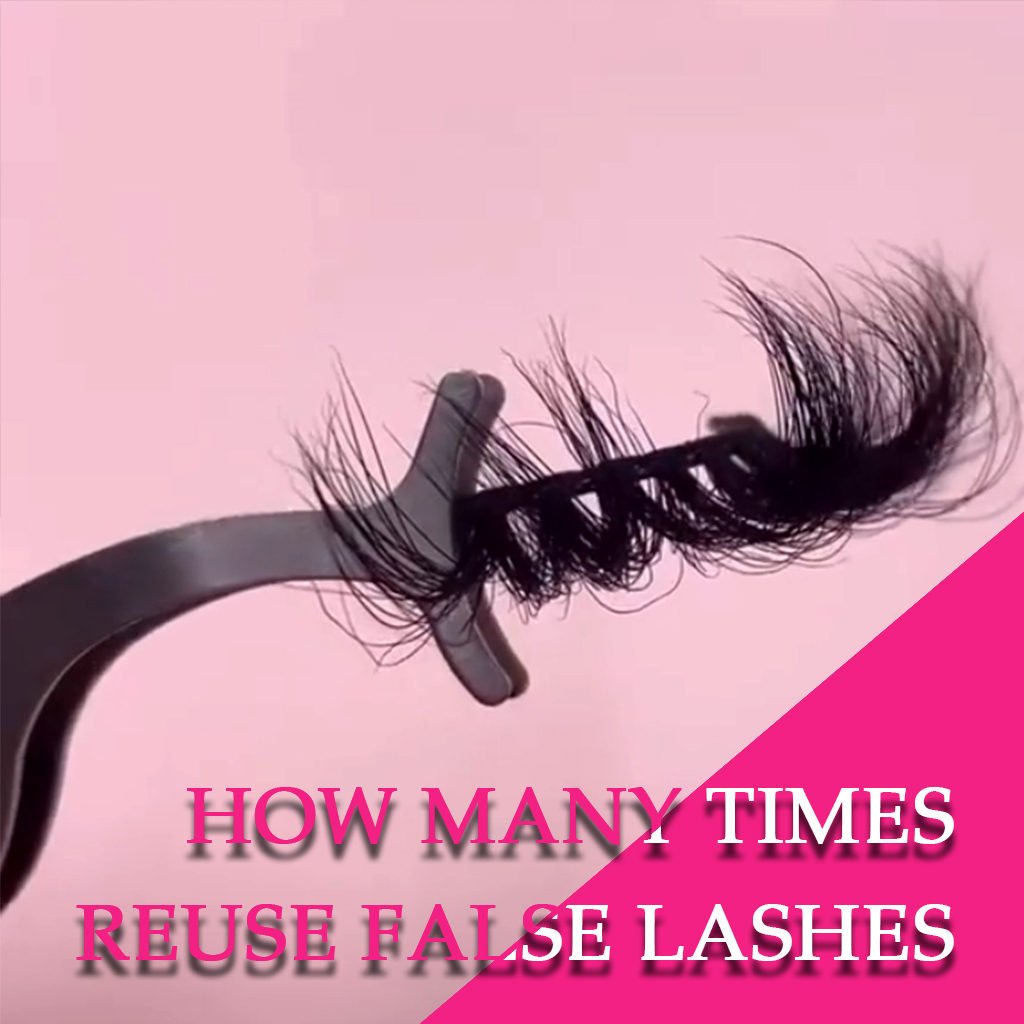 how many times can you wear false lashes