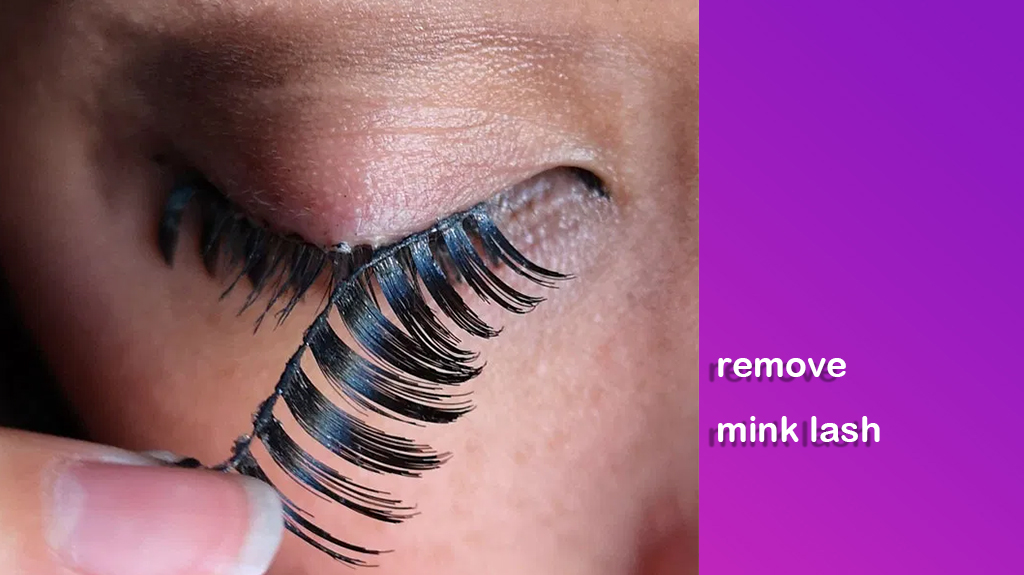 removing mink lashes