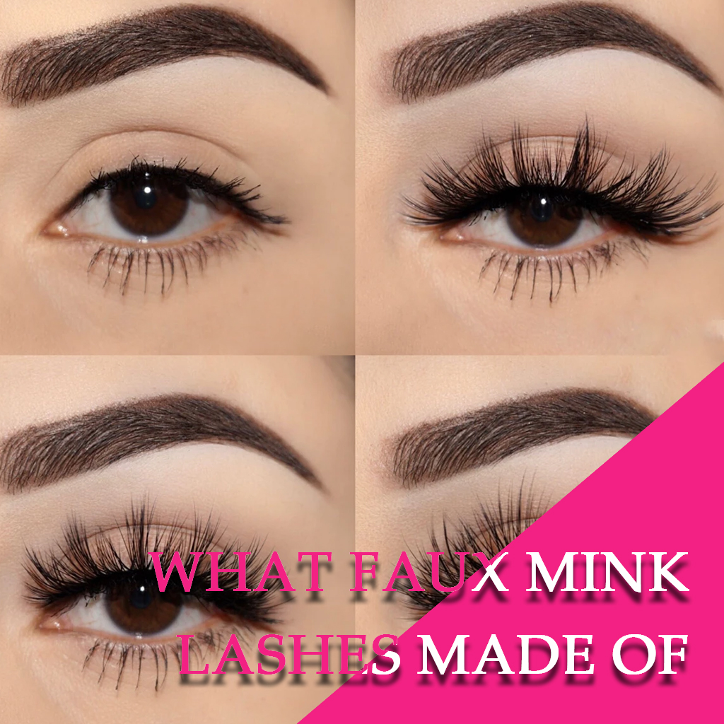 what faux mink lashes made of