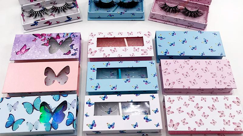 butterfly magnetic eyelash packaging