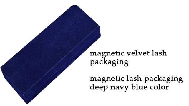 velvet packaging, magnetic lash box packaging