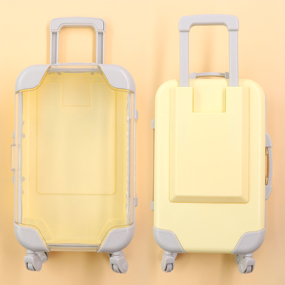 yellow suitcase lash packaging
