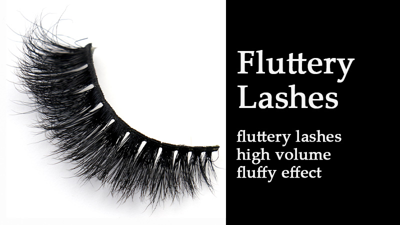 fluttery effect for lashes, fluffy lashes