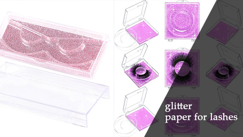 glitter paper for lashes 