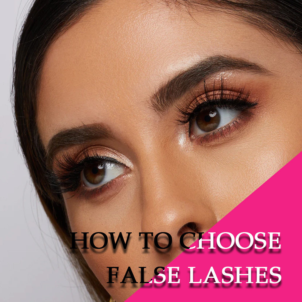 how to choose false lashes