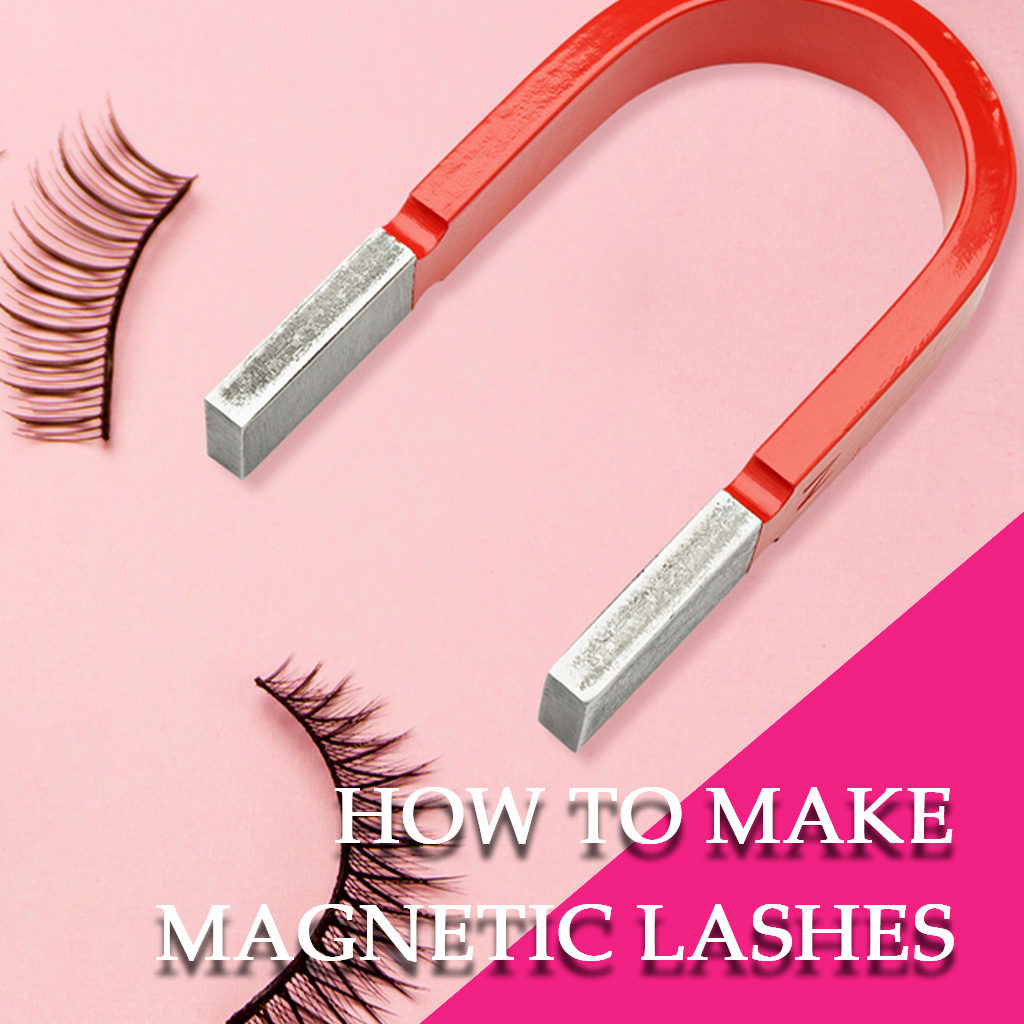 how to make magnetic lashes, diy magnetic lashes