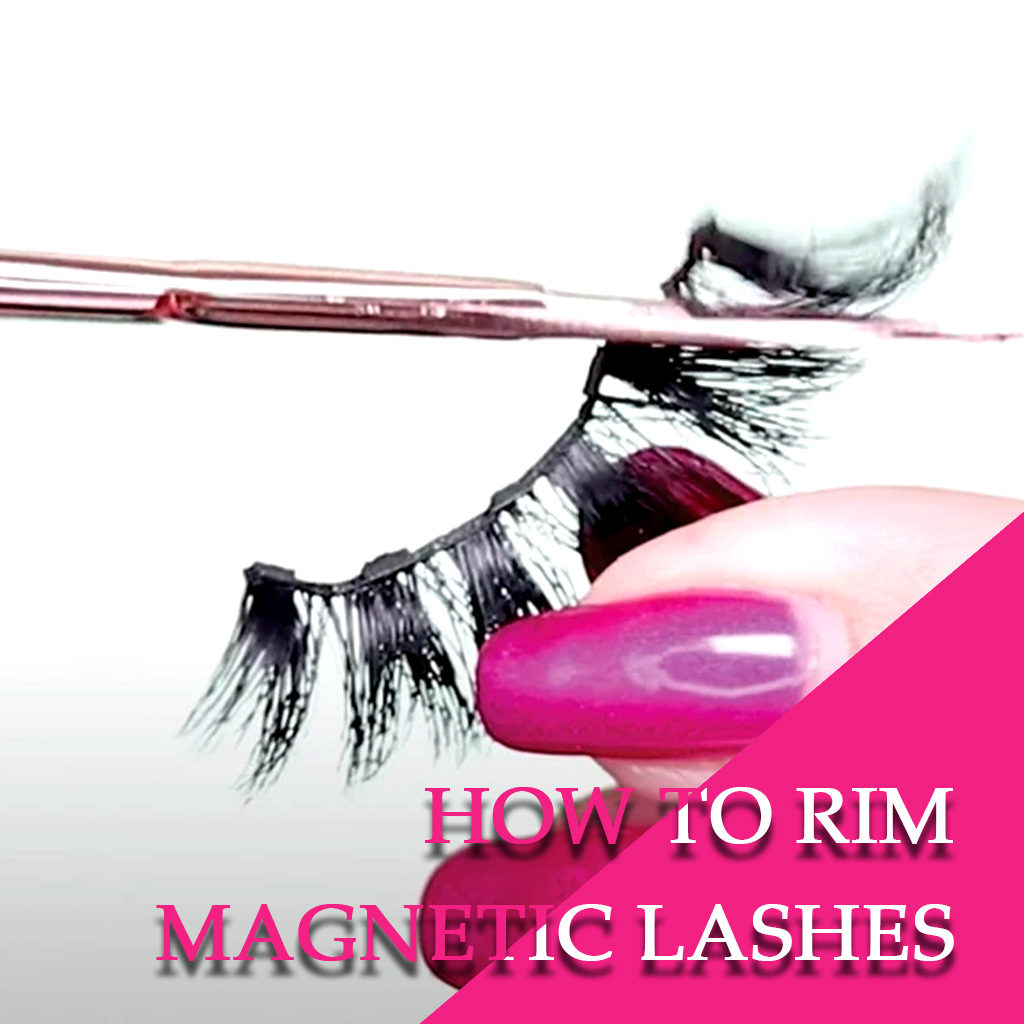 how to trim magnetic lashes