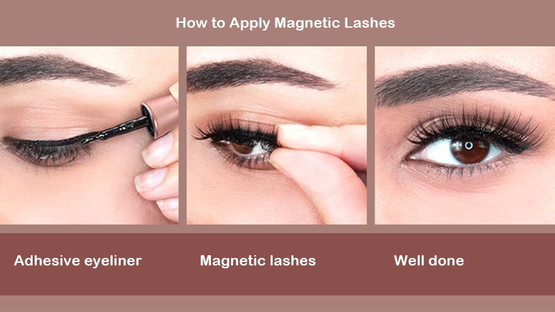 how to wear magnetic lashes