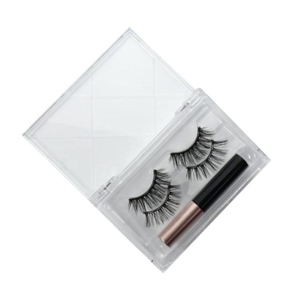 magnetic lashes with adhesive eyeliner