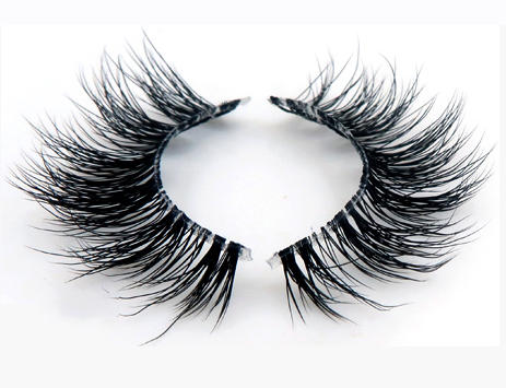 mink lashes with clear band