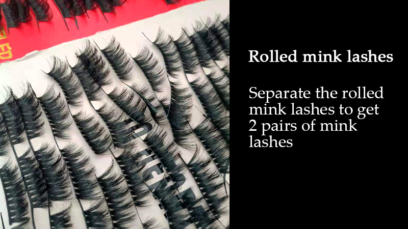 rolled mink lashes