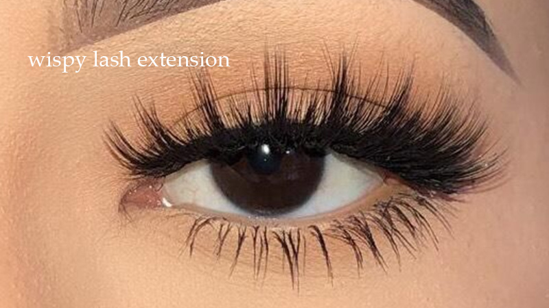 wispy lash extensions