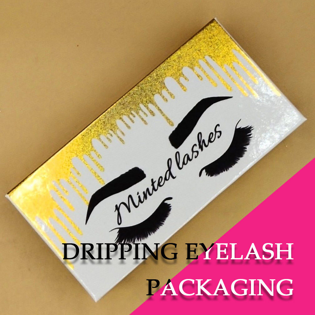 dripping eyelash packaging