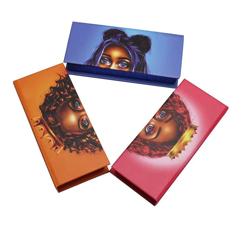 queen design magnetic eyelash packaging