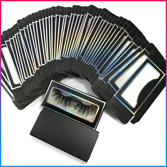 black paper boxes for lashes