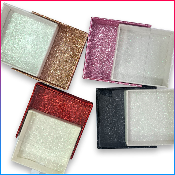 glitter drawer square eyelash packaging