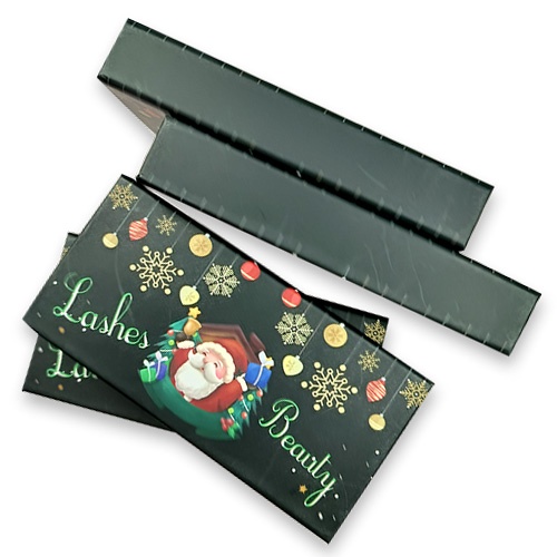 black christmas magnetic eyelash packaging