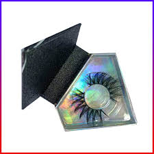 black glitter diamond lash box