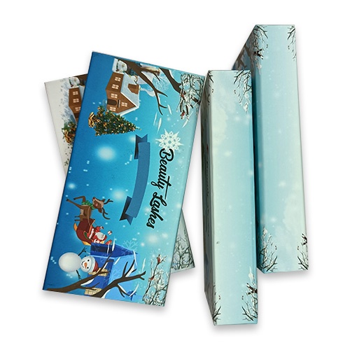 blue christmas magnetic lash packaging