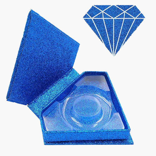 blue diamond magnetic eyelash packaging