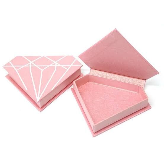 light pink diamond magnetic eyelash packaging