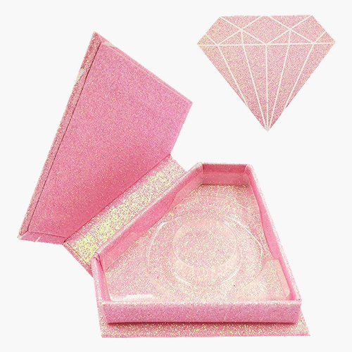 pink diamond magnetic eyelash packaging