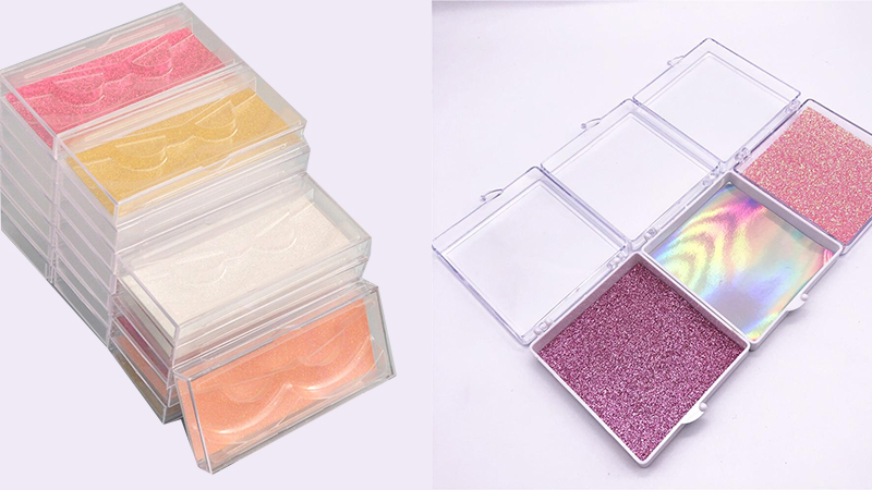 plastic eyelash box packaging