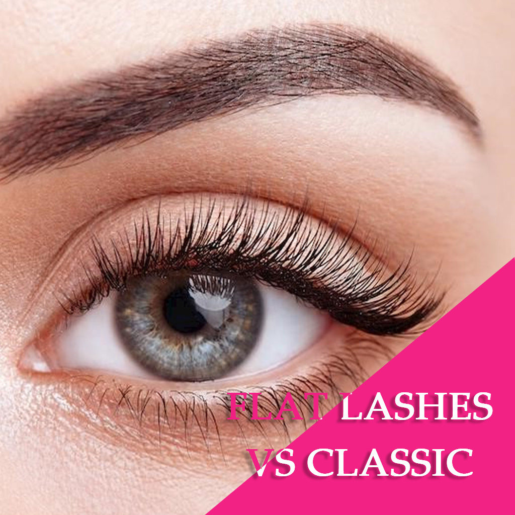 flat lashes vs classic