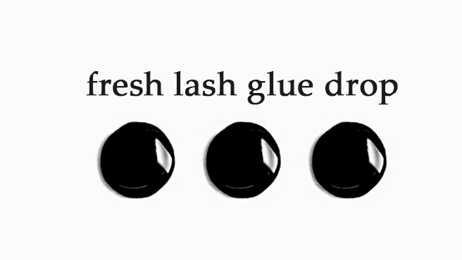 fresh lash glue drop