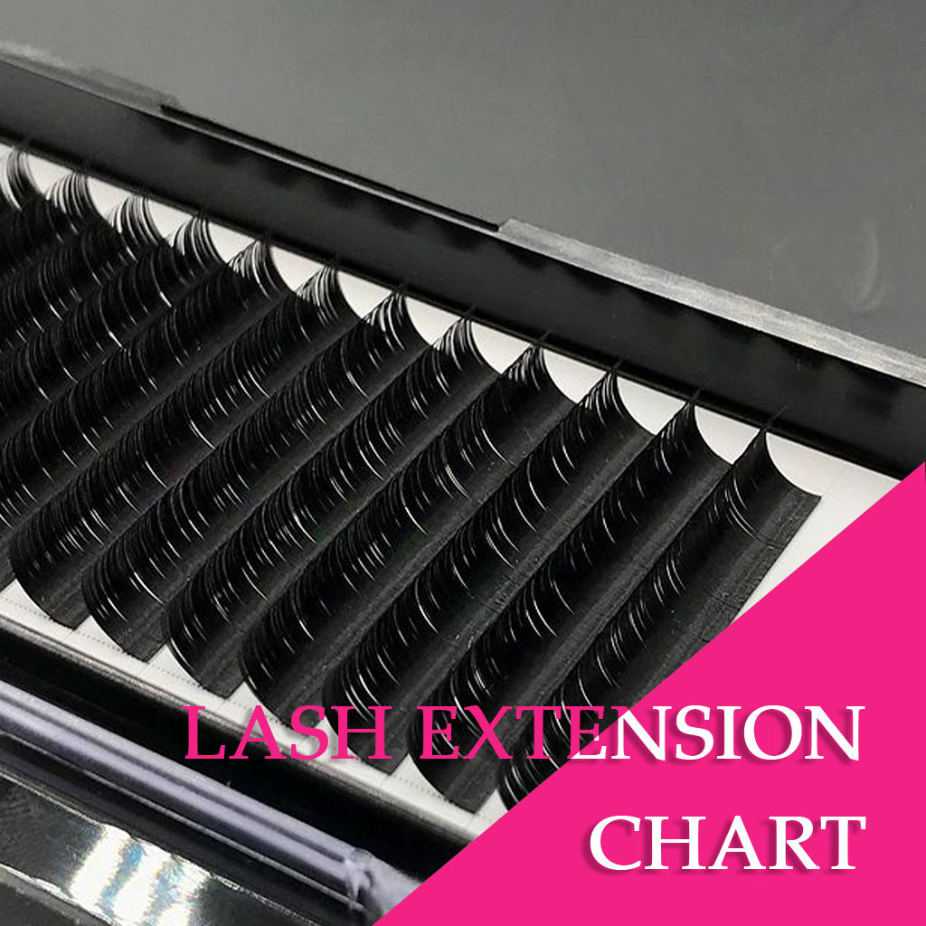 lash extension chart