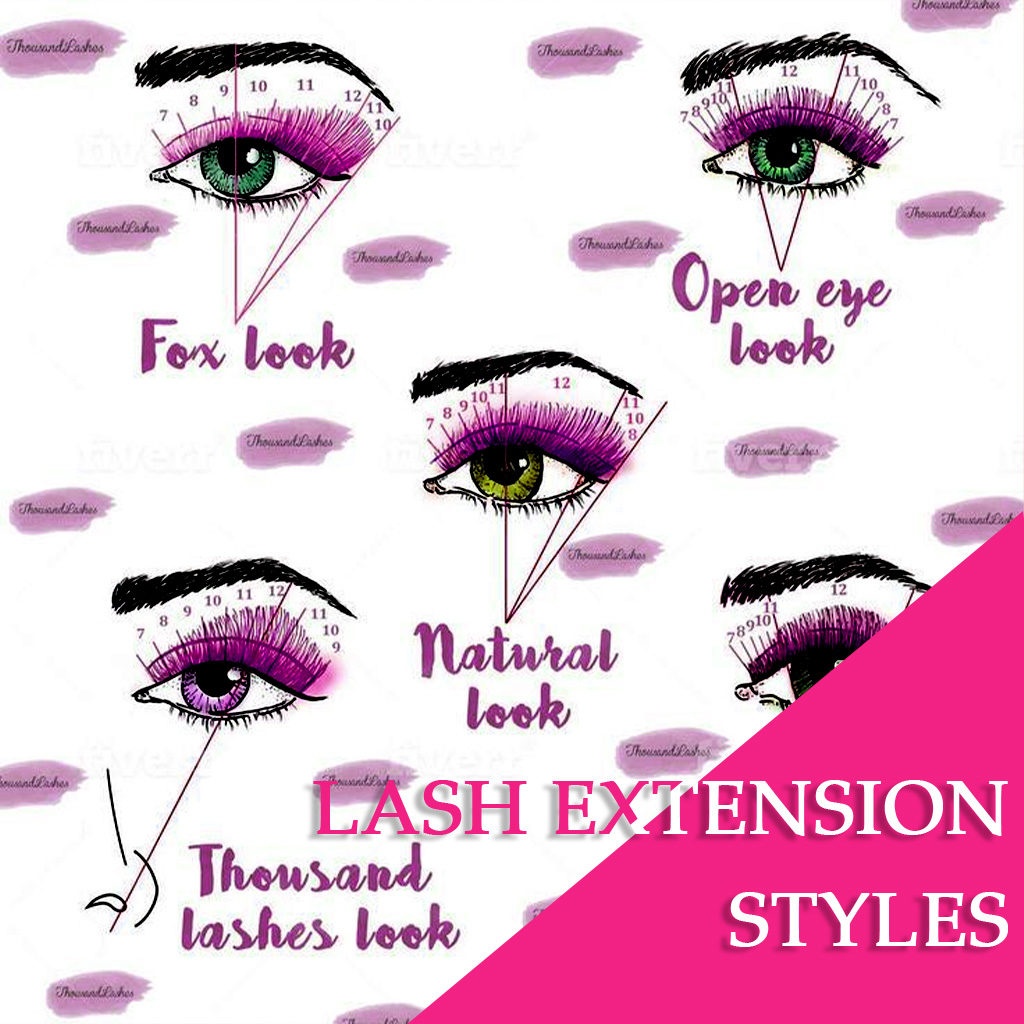 lash extension style guide
