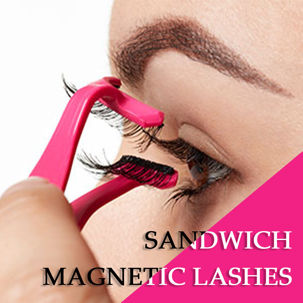 sandwich magnetic lashes