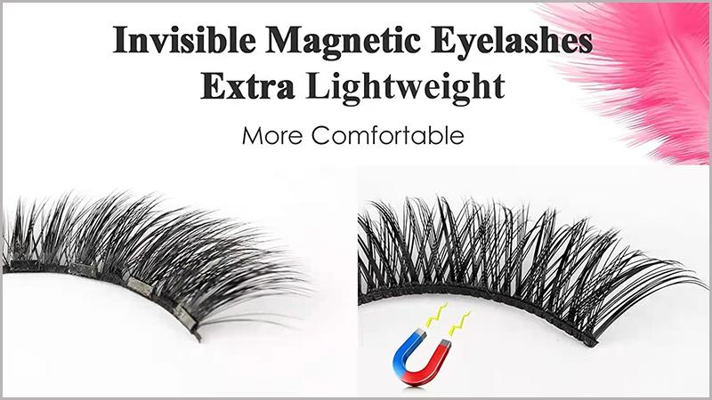 lightweight invisible magnetic lashes 