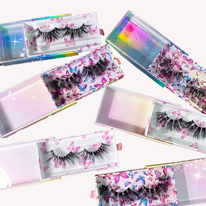butterfly drawer eyelash packaging