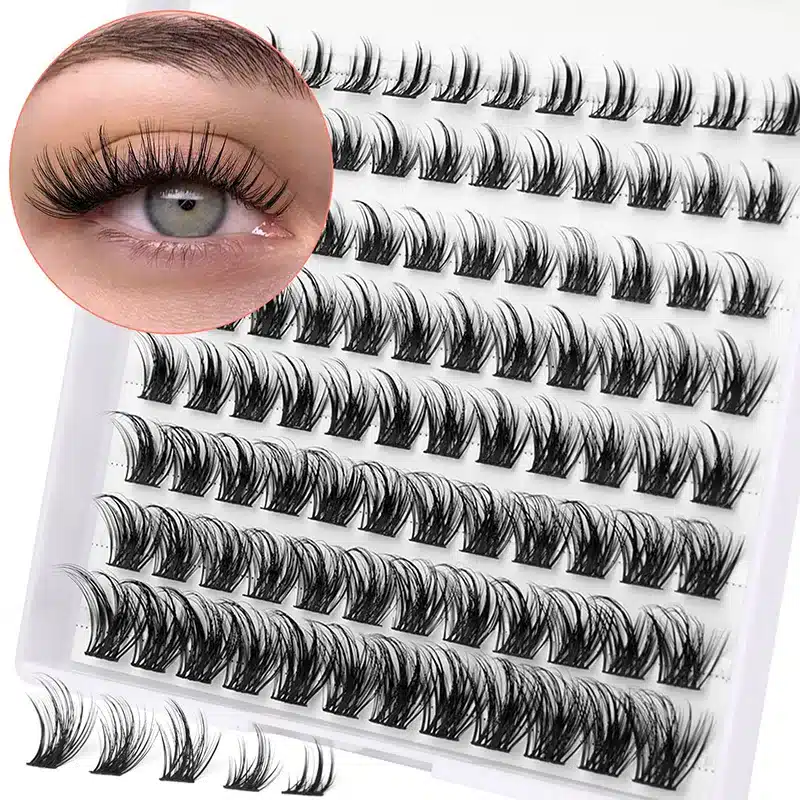 what are cluster lashes