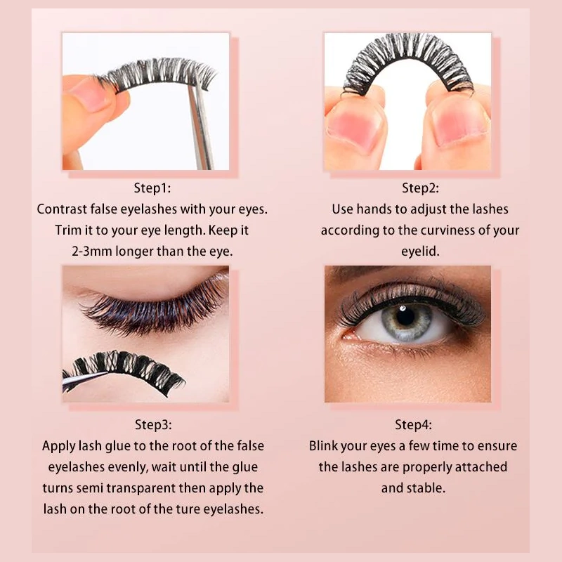 Step by Step Guide to Applying False Lashes