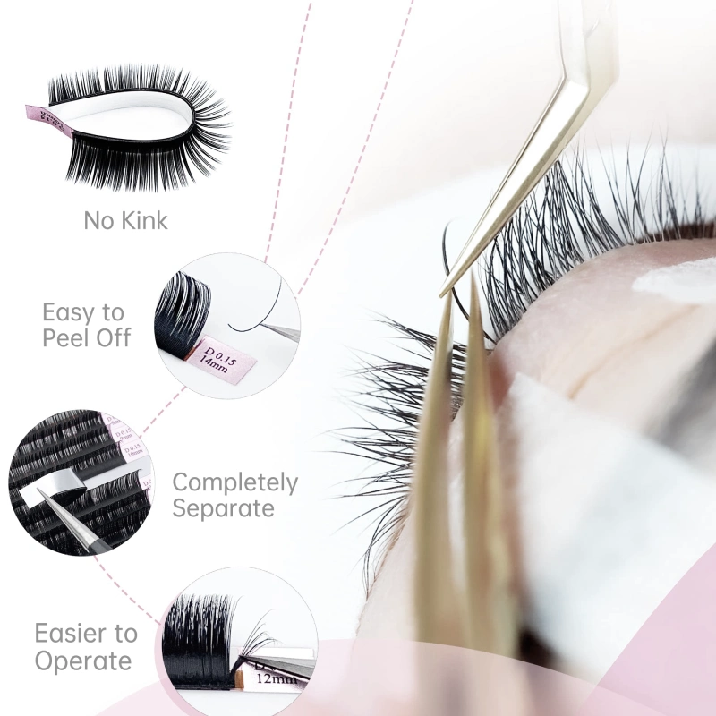 Steps with Individual Lashes