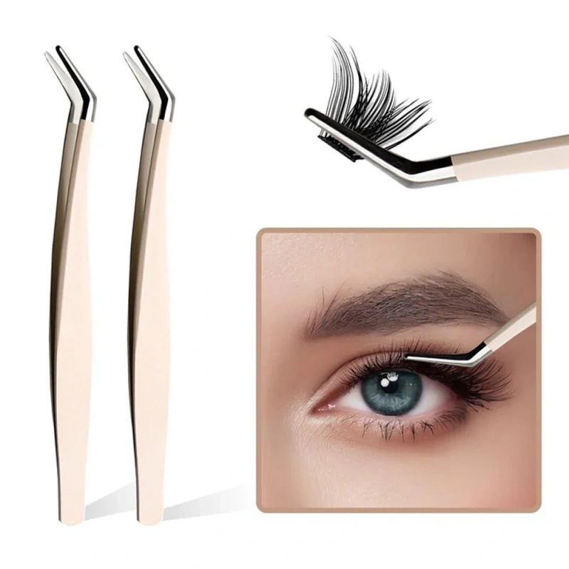 Angle Lash Cluster Tweezers