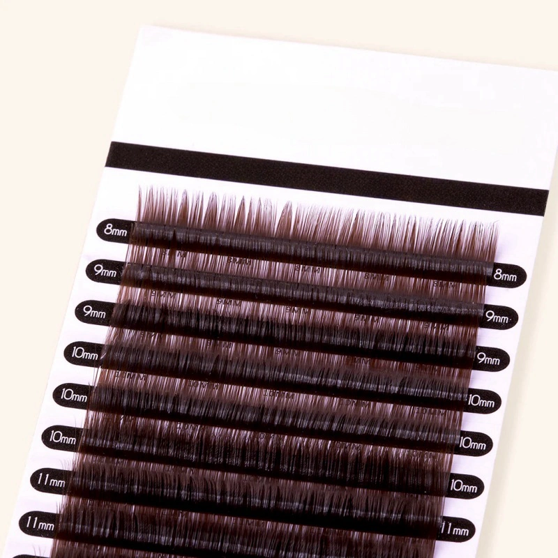 Brown Volume Lash Extensions