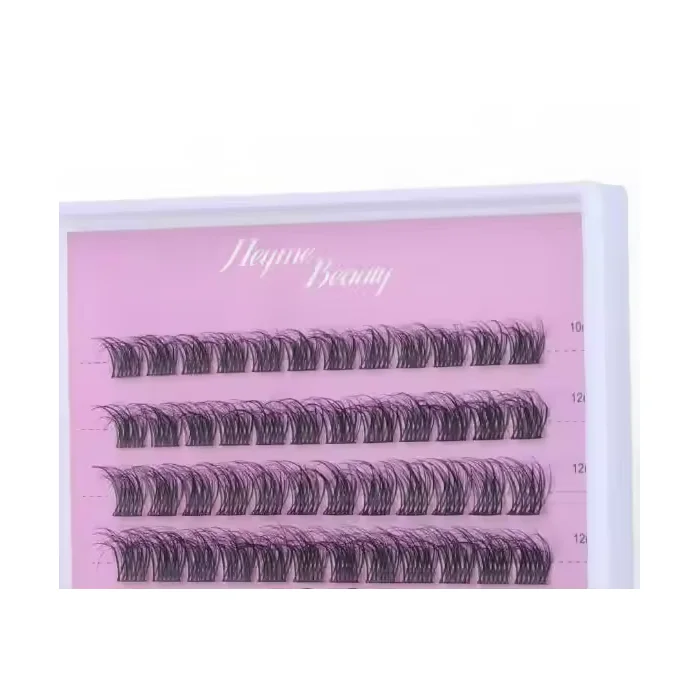 Fluffy at home lashes