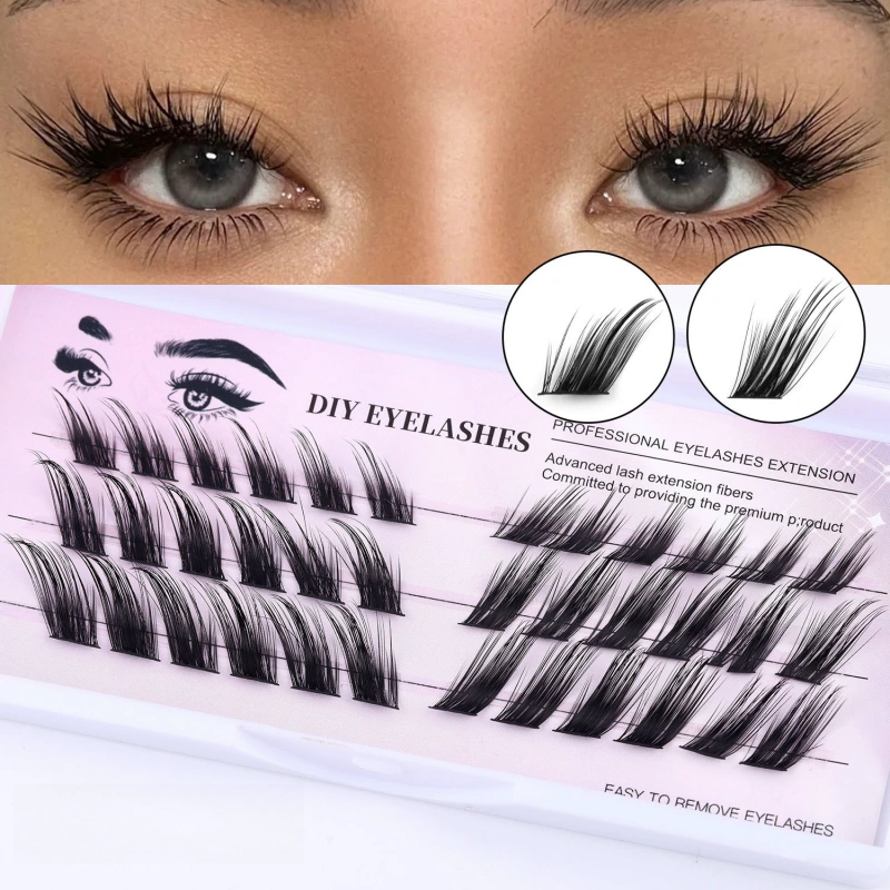 Fox Eye Cluster Lashes