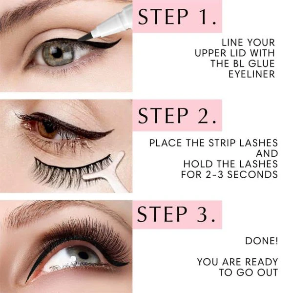 How to Apply Strip Lashes