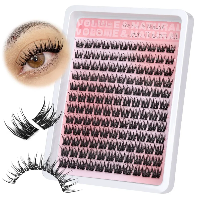 Natural Volume Lashes Cluster