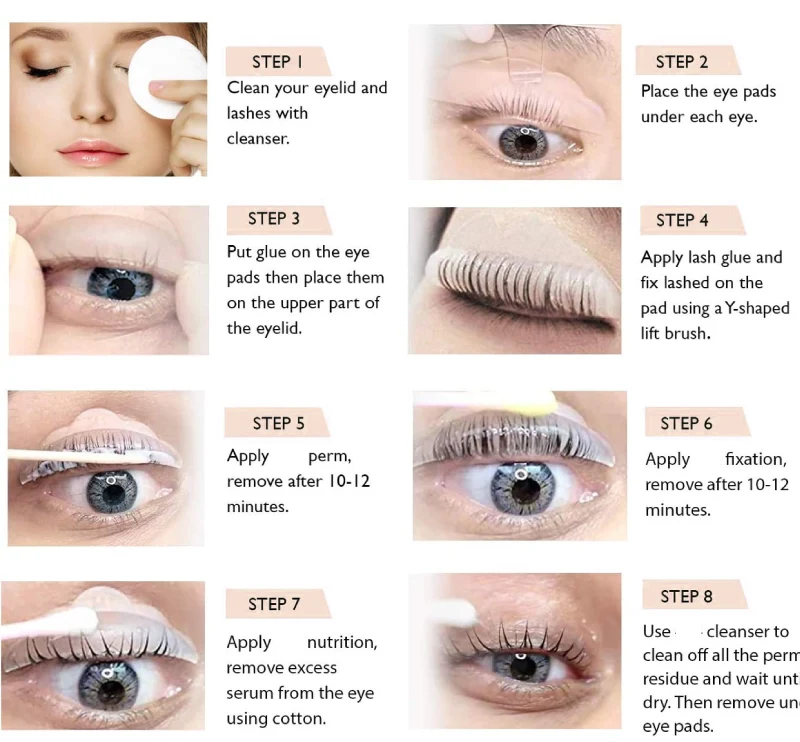 The Step by Step Process of Lash Lifting